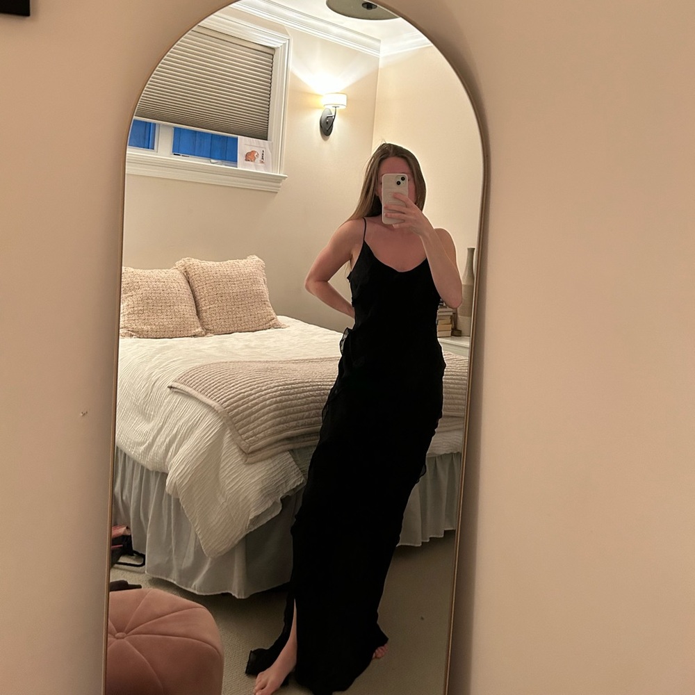 Mango Chiffon Ruffle Dress - Picture 4 of 6